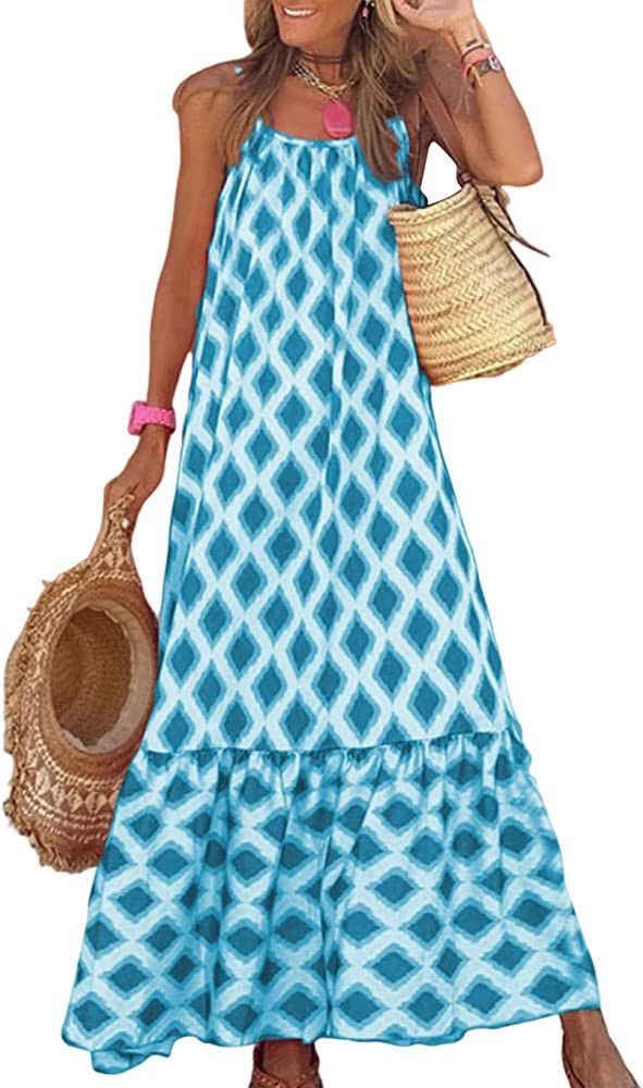Dokotoo Women Summer Dresses 2023 Spaghetti Strap, Amazon Fashion, Amazon Style, Amazon Dresses | Amazon (US)