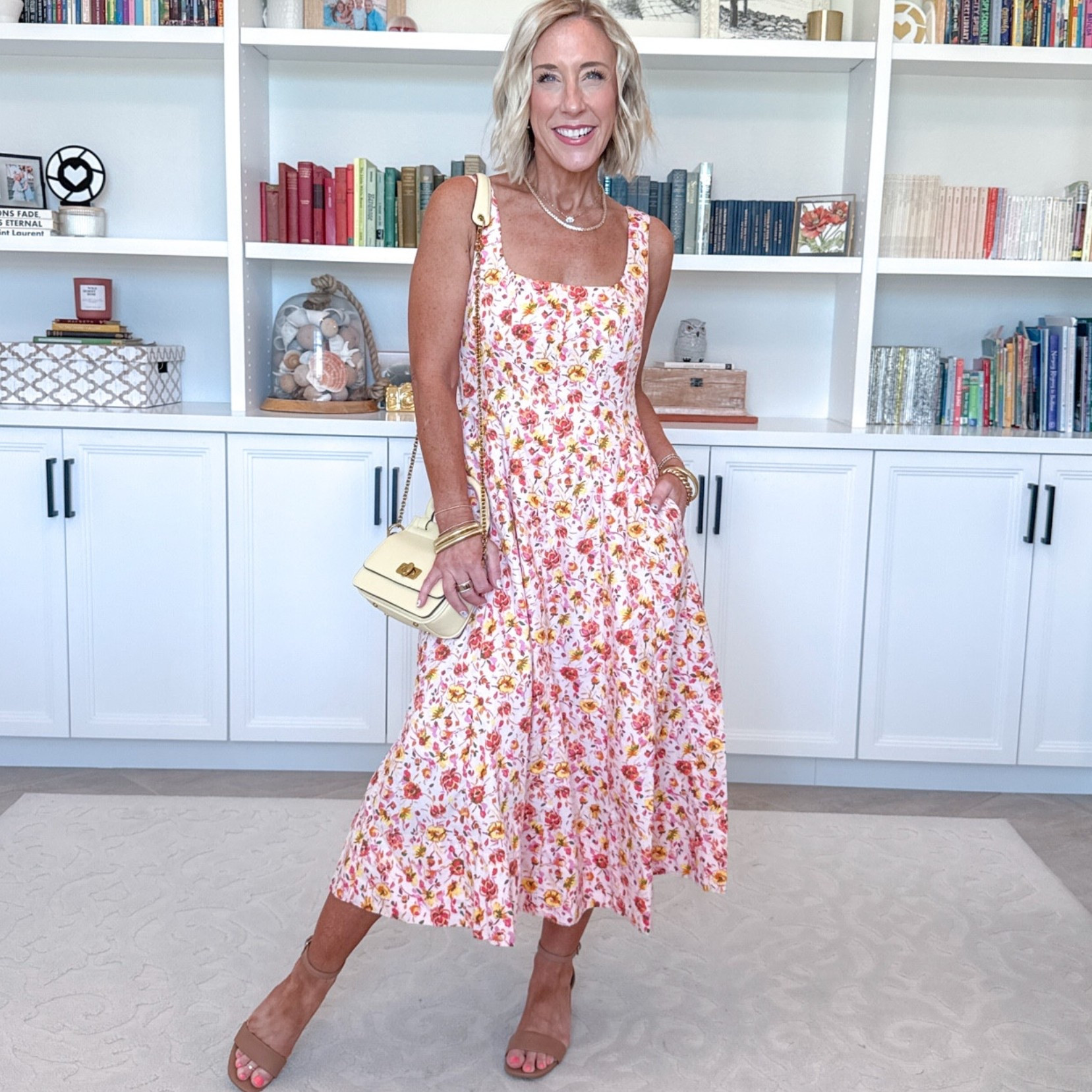 more Walmart new (dresses) that are seriously good. Square Neck Cotton Midi Panel Dress - size XS. $36. 2 colors.

#LTKMothersDay #LTKOver40 #LTKSeasonal