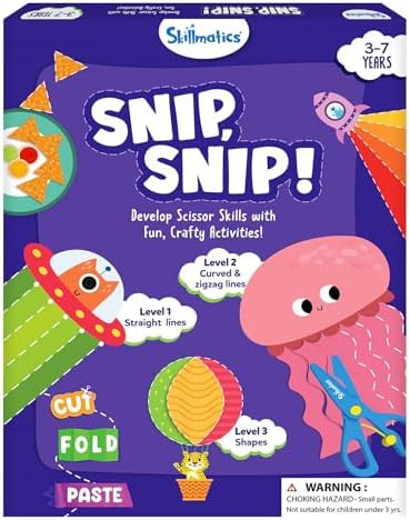 Skillmatics Scissor Skills Activity Book - Snip Snip, Easter Basket Stuffers, 25 Fun Cutting & Cr... | Amazon (US)