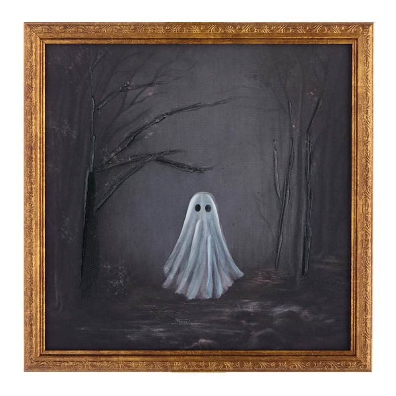 Framed Moody Ghost Wall D\u00e9cor, 12" | At Home