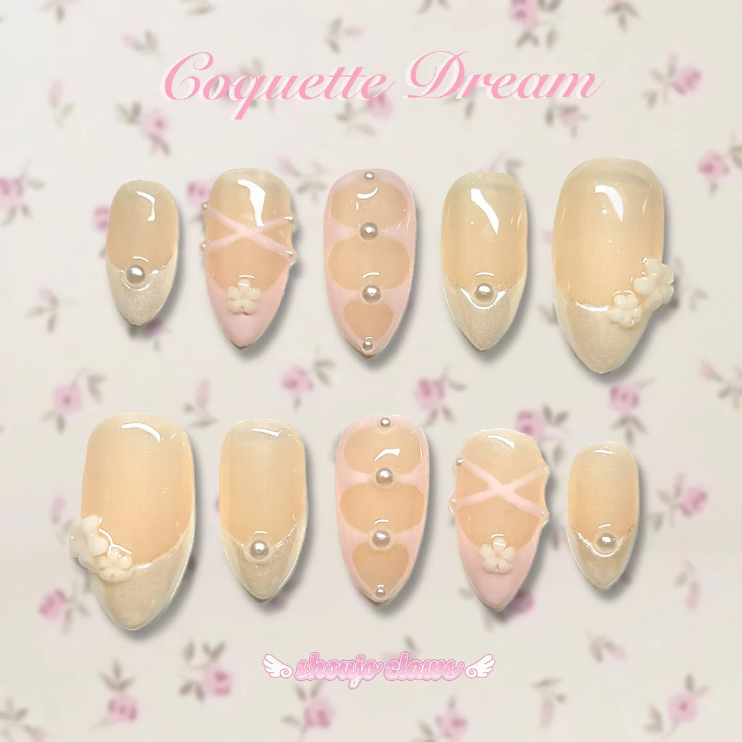Coquette Dream Press-on Nails - Etsy | Etsy (US)