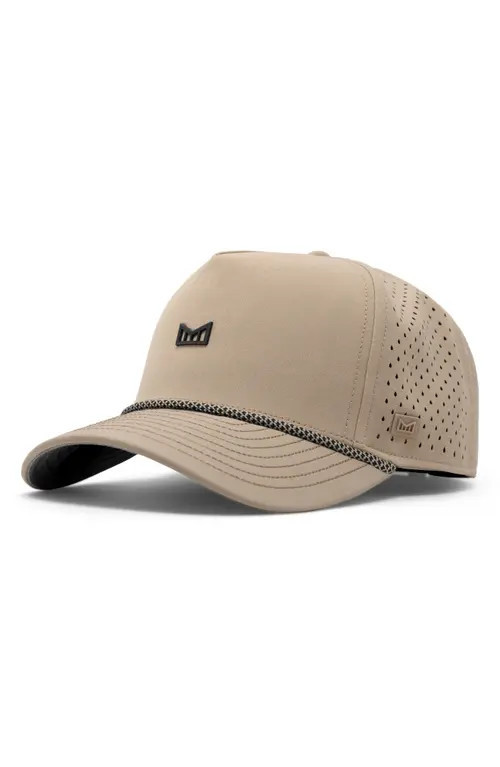 Melin Odyssey Rope Bulls Icon Hydro Performance Snapback Hat in Khaki at Nordstrom, Size Medium | Nordstrom