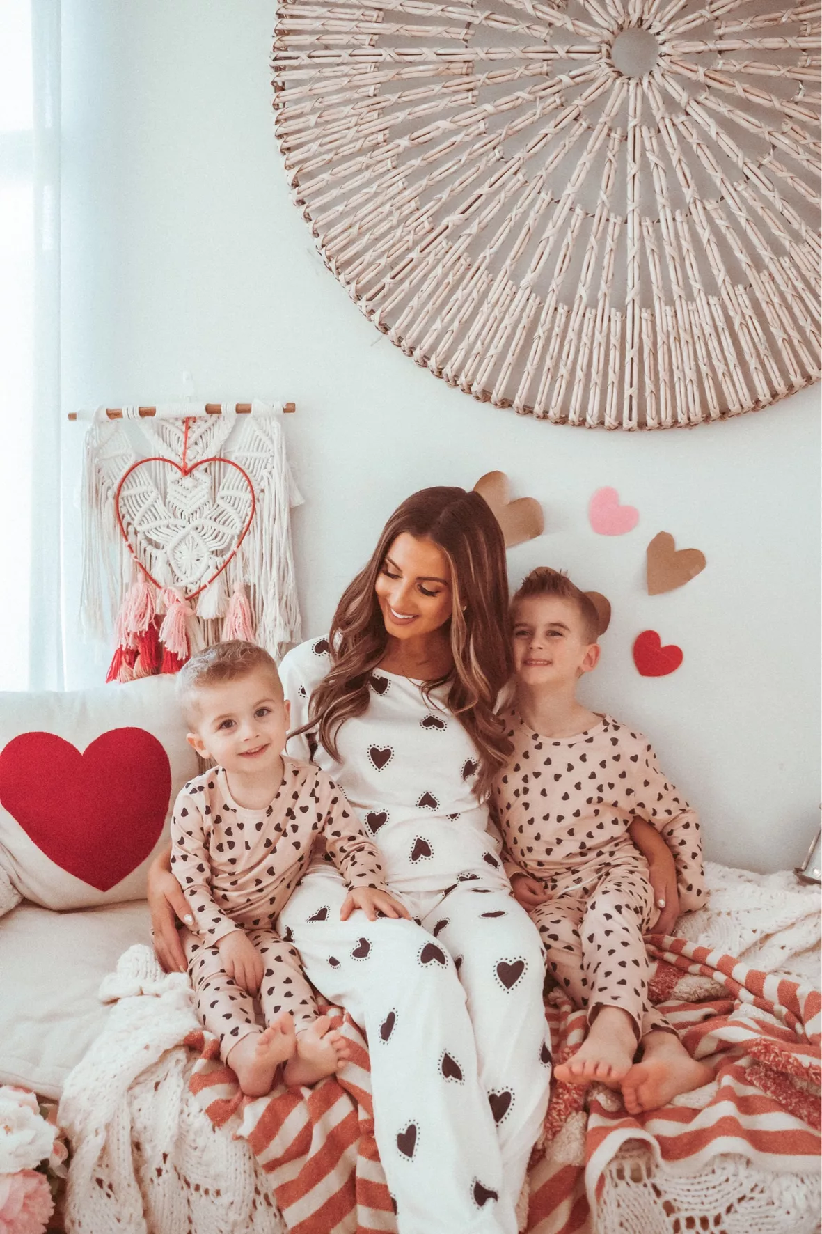 Allover Heart Print PJ Set With … curated on LTK