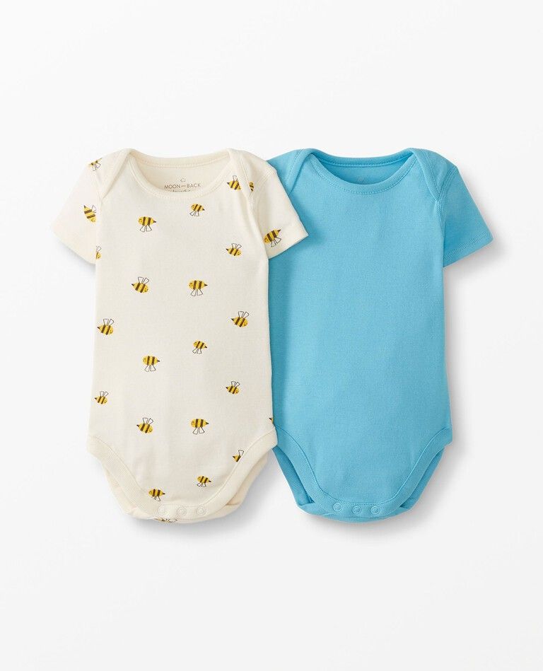 Moon and Back by Hanna Andersson Baby One Piece 2-Pack | Hanna Andersson