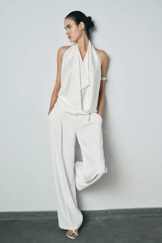 ZW COLLECTION HALTER TOP | Zara US