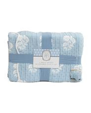 Floral Scalloped Reversible Quilt Set | TJ Maxx