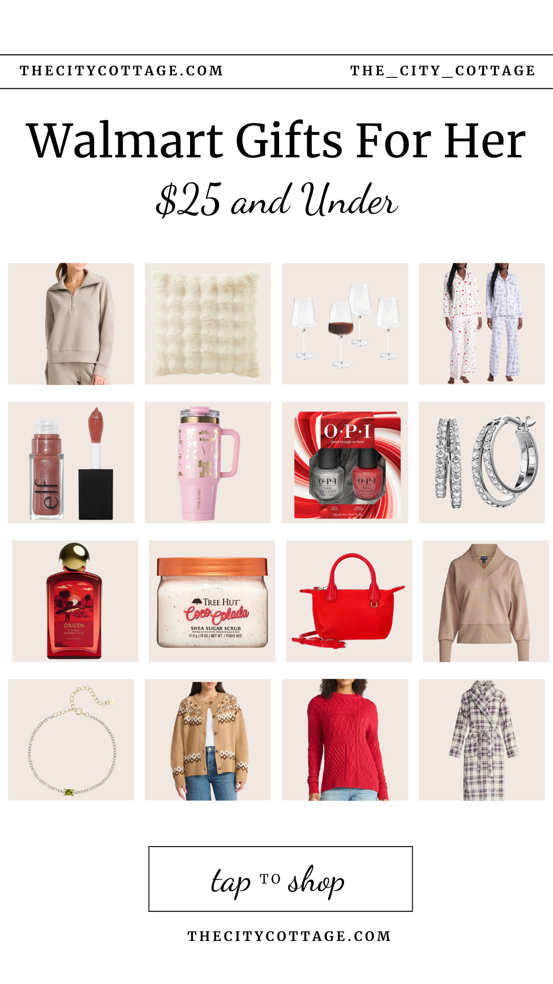 Walmart Gifts For Her — Under $25 🎁✨
Black Friday & Cyber Monday Deals You Can’t Miss

Buying on a budget but still want to spoil her? These chic + cozy finds are all under $25 and perfect for stocking stuffers, Secret Santa, or a little self-care moment. 💗

Snag them now before the BF/CM rush hits — prices are 🔥 and selling fast!

Tap to shop ✨ 

 #LTKCyberWeek 

#LTKGiftGuide #LTKHoliday