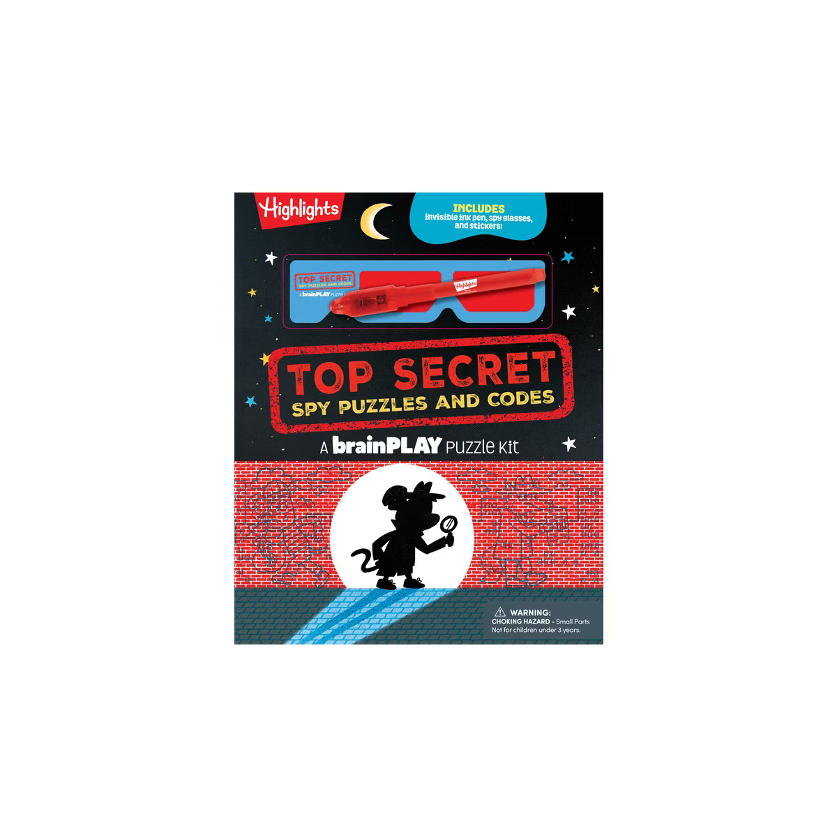 Brainplay Top Secret Spy Puzzles and Codes - (Brainplay Puzzle Books) (Hardcover) | Target