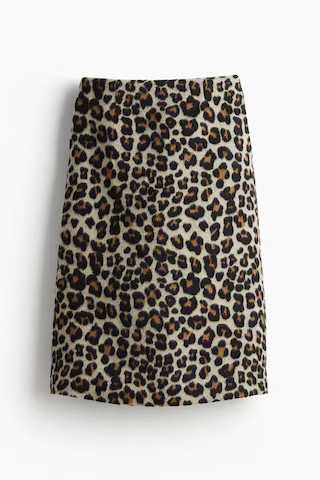 H & M - Midi Skirt - Beige | H&M (US + CA)