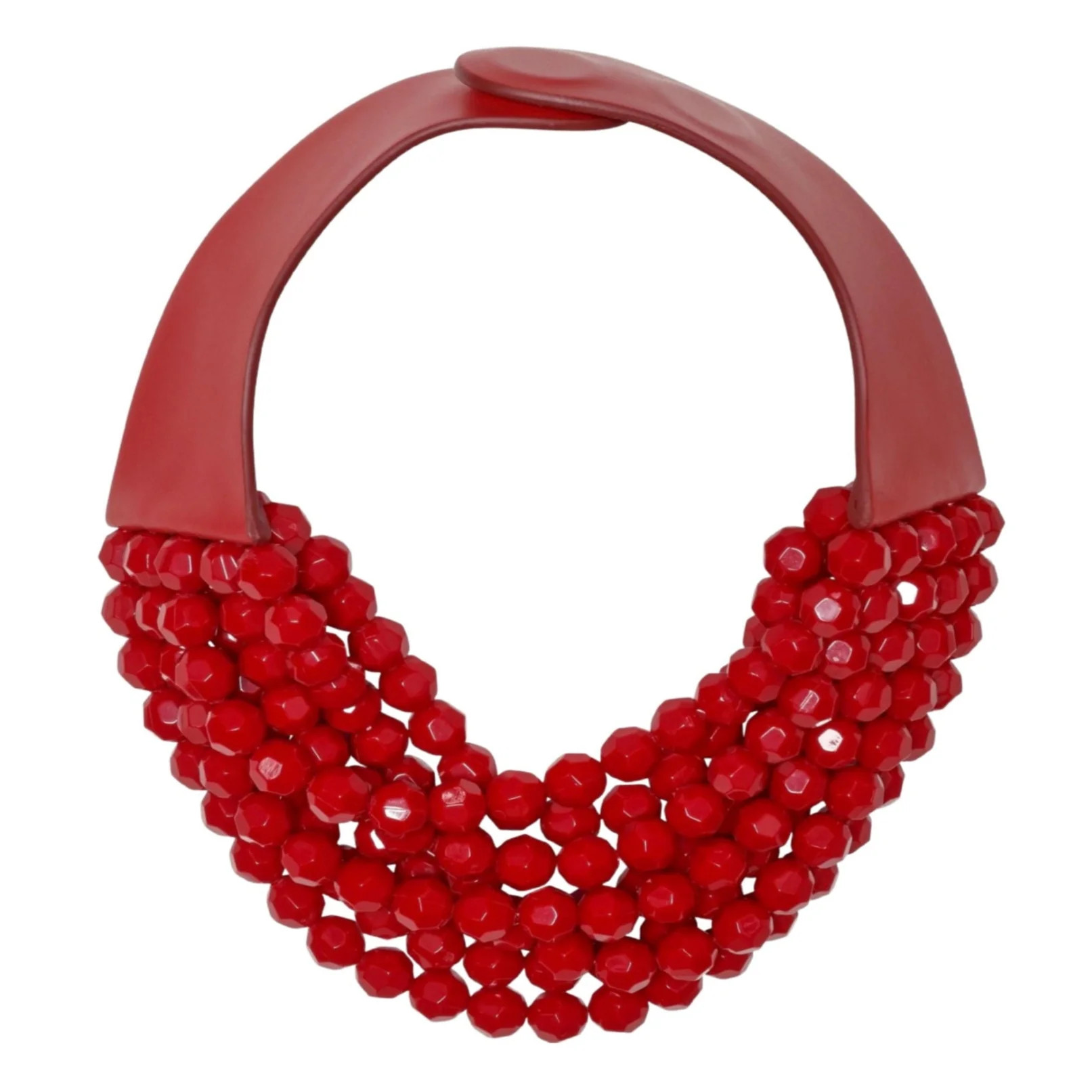 Bella Lipstick Red Necklace | Fairchild Baldwin