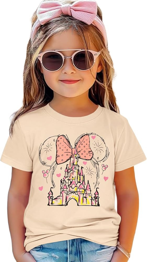 Magic Shirt for Toddler Baby Girls Magical Kingdom Tshirt Cute Castle Outfit Holiday Family Vacat... | Amazon (US)