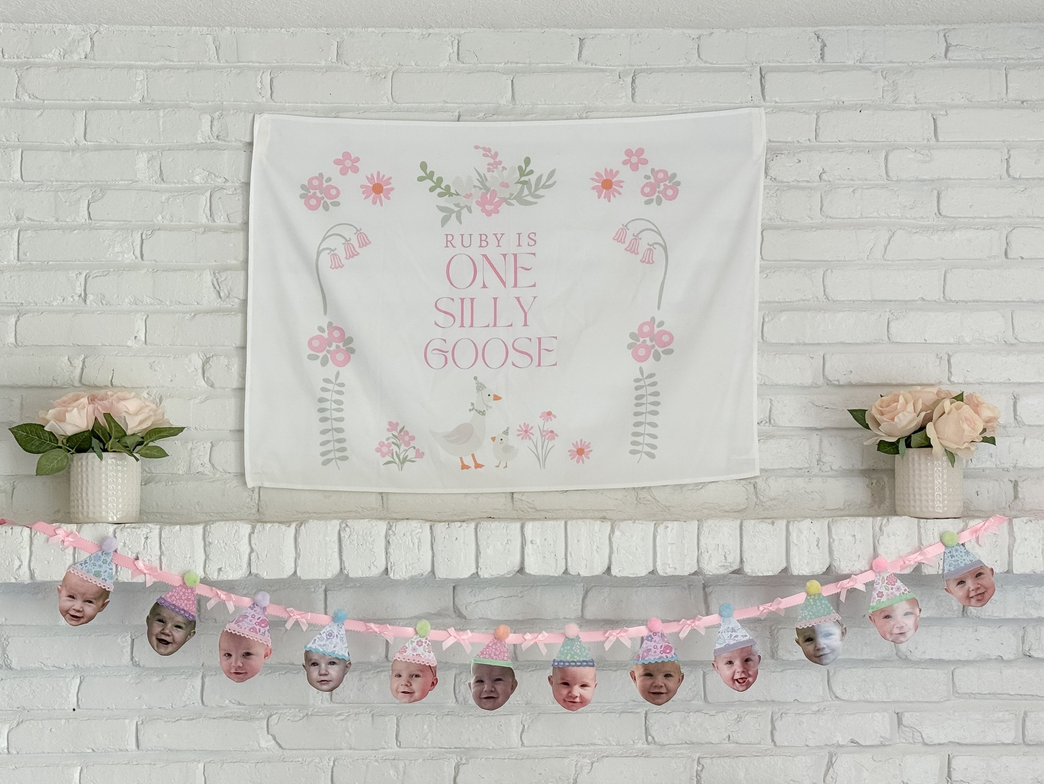 One silly goose party banner! Comes in blue as well as other sizes! 

#LTKParties #LTKBaby #LTKFindsUnder50
