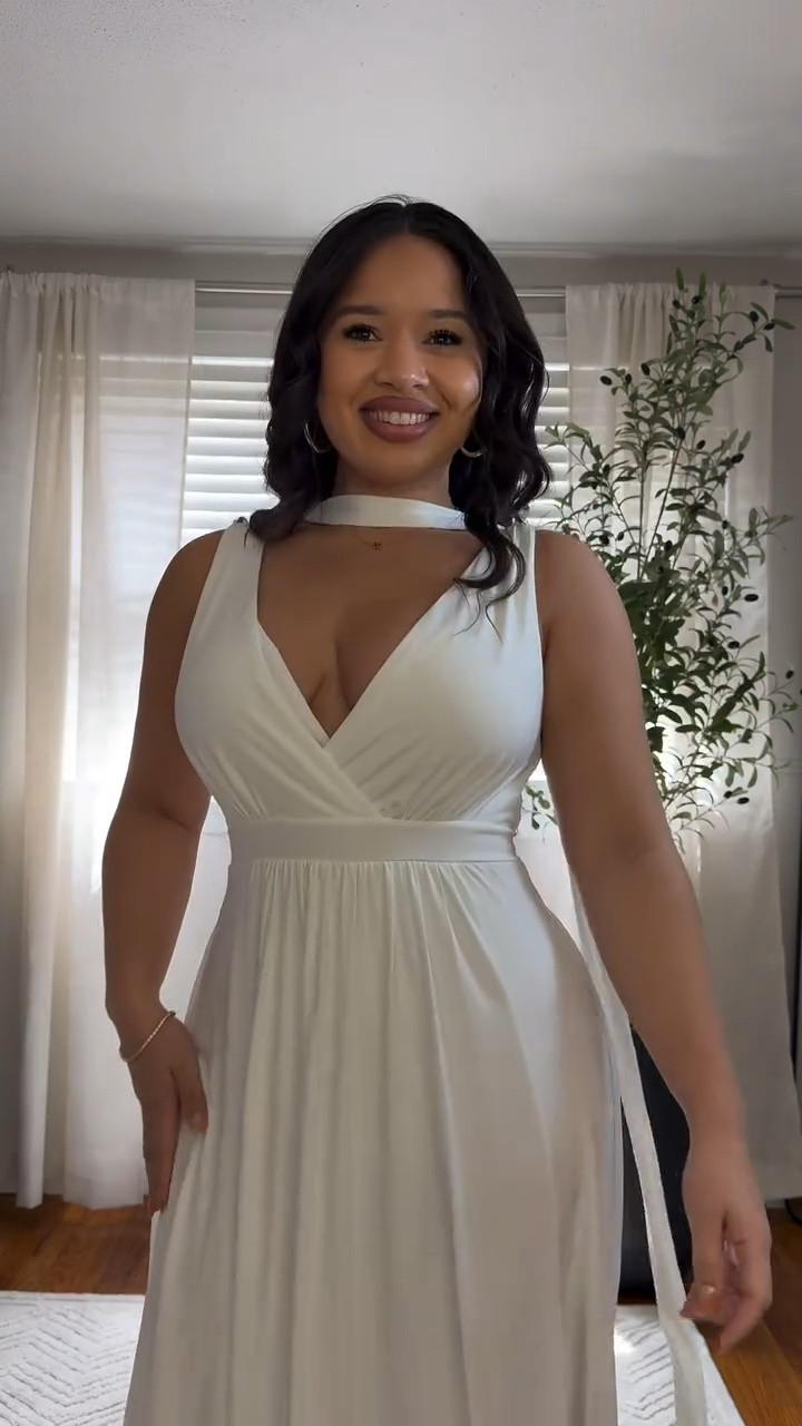 This dress made me feel like a goddess 😍🤍🤍🤍

Use my codes below ⬇️ to save 💰
• 15% off orders over $120: Yihra15
• 20% off orders over $150: Yihra20