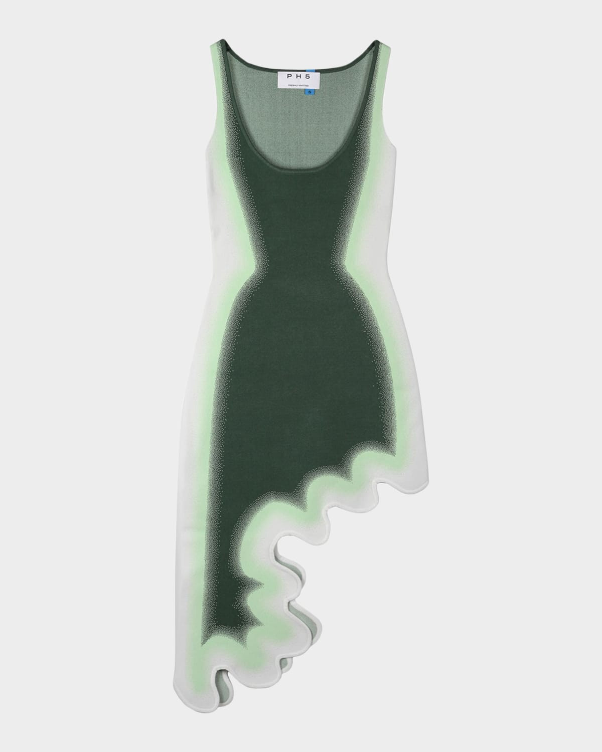 Aster Reversible Asymmetric Wavy Dress | Neiman Marcus