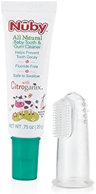 Dr. Talbot's Baby Toothpaste and Silicone Finger Gum Massager, 0.75 Fluid Ounce | Amazon (US)