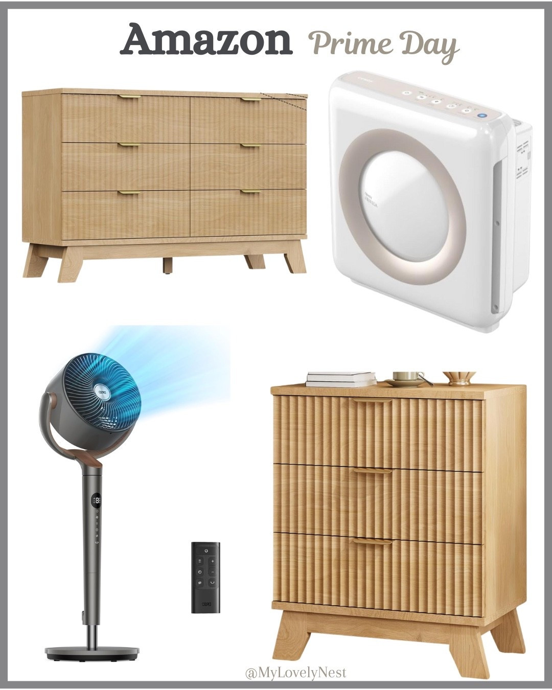 Amazon Prime Day Deals! 

Fluted Dresser for Bedroom 
Modern Chest
Wooden Dresser TV Stand, Wood Closet Clothes Storage Organizer for Living Room
Fluted Nightstand
HEPA Air Purifiers
Standing Fan, Furniture

#AmazonPrimeDay2025 #HomeDeals #AmazonHome #AmazonFinds
#PrimeDaySteals #Homelnspo

#LTKSaleAlert #LTKSeasonal #LTKFindsUnder100