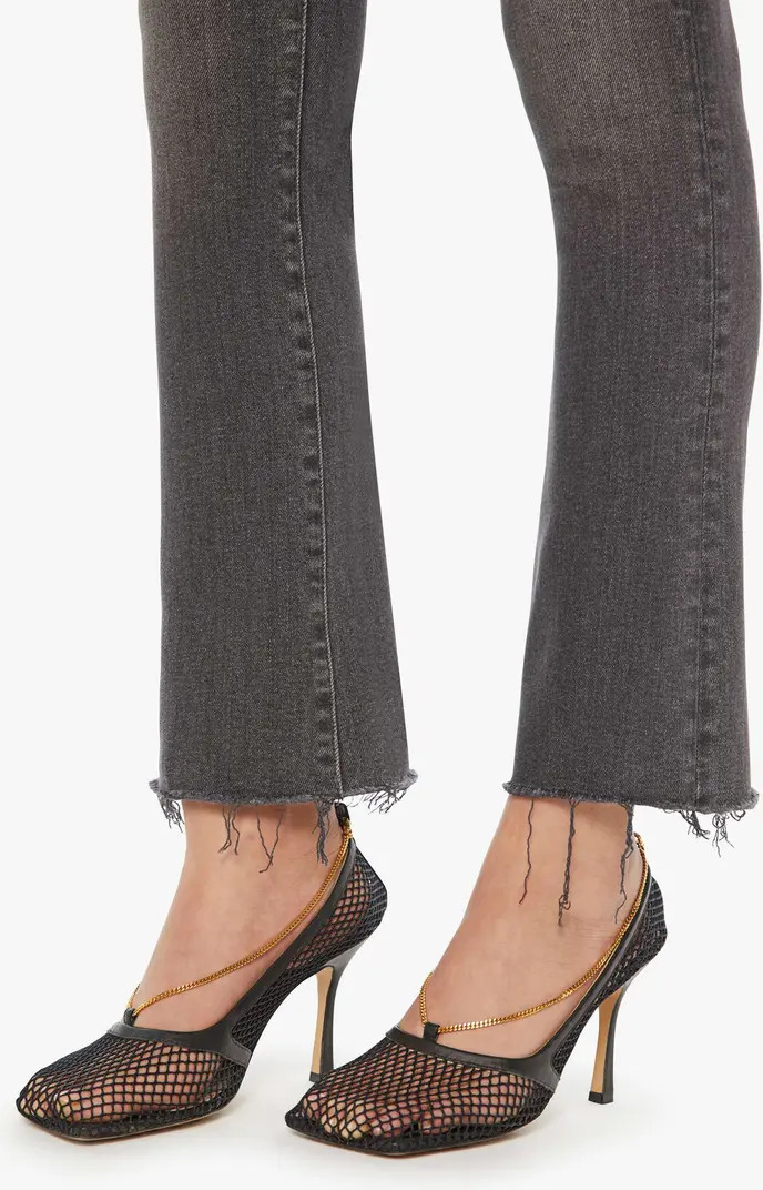 The Hustler High Waist Fray Hem Ankle Bootcut Jeans | Nordstrom