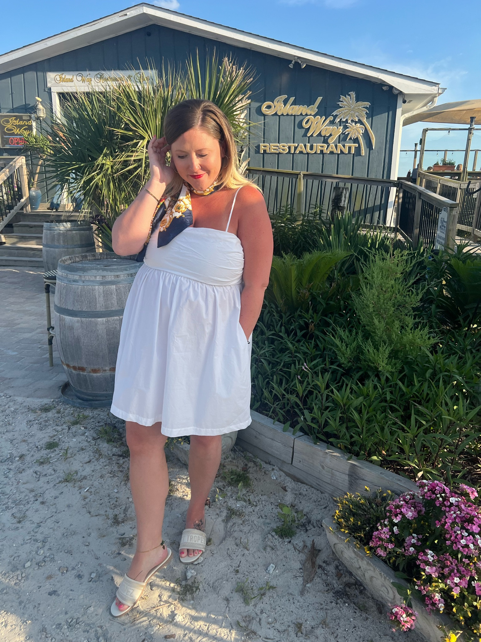 Planned this outfit around my grandma’s scarf, which unfortunately I can’t link, but I found a super similar one on Amazon for y’all! Also, linking a similar dress to this one from last season! 

#LTKStyleTip #LTKSeasonal #LTKMidsize