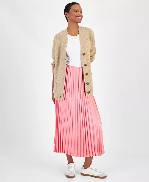 On 34th Women's Long Patch Pocket Cardigan, Created for Macy's - Macy's | Macy's