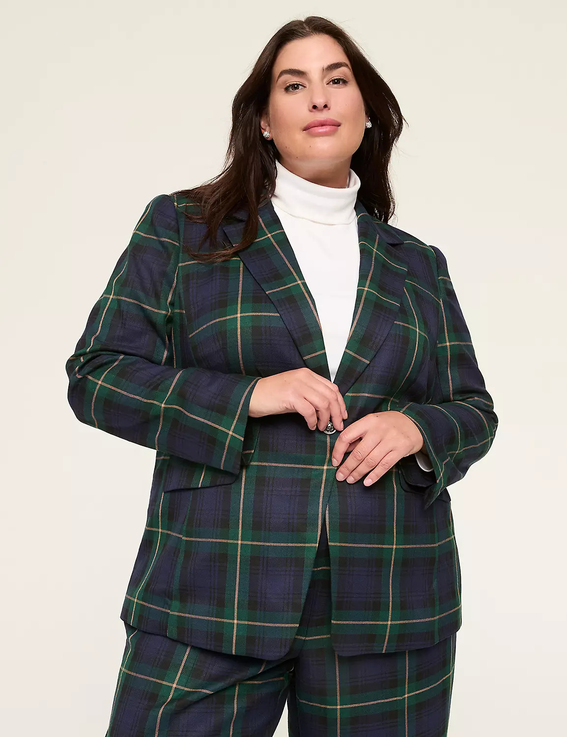 Perfect Drape One-Button Blazer | Lane Bryant (US)
