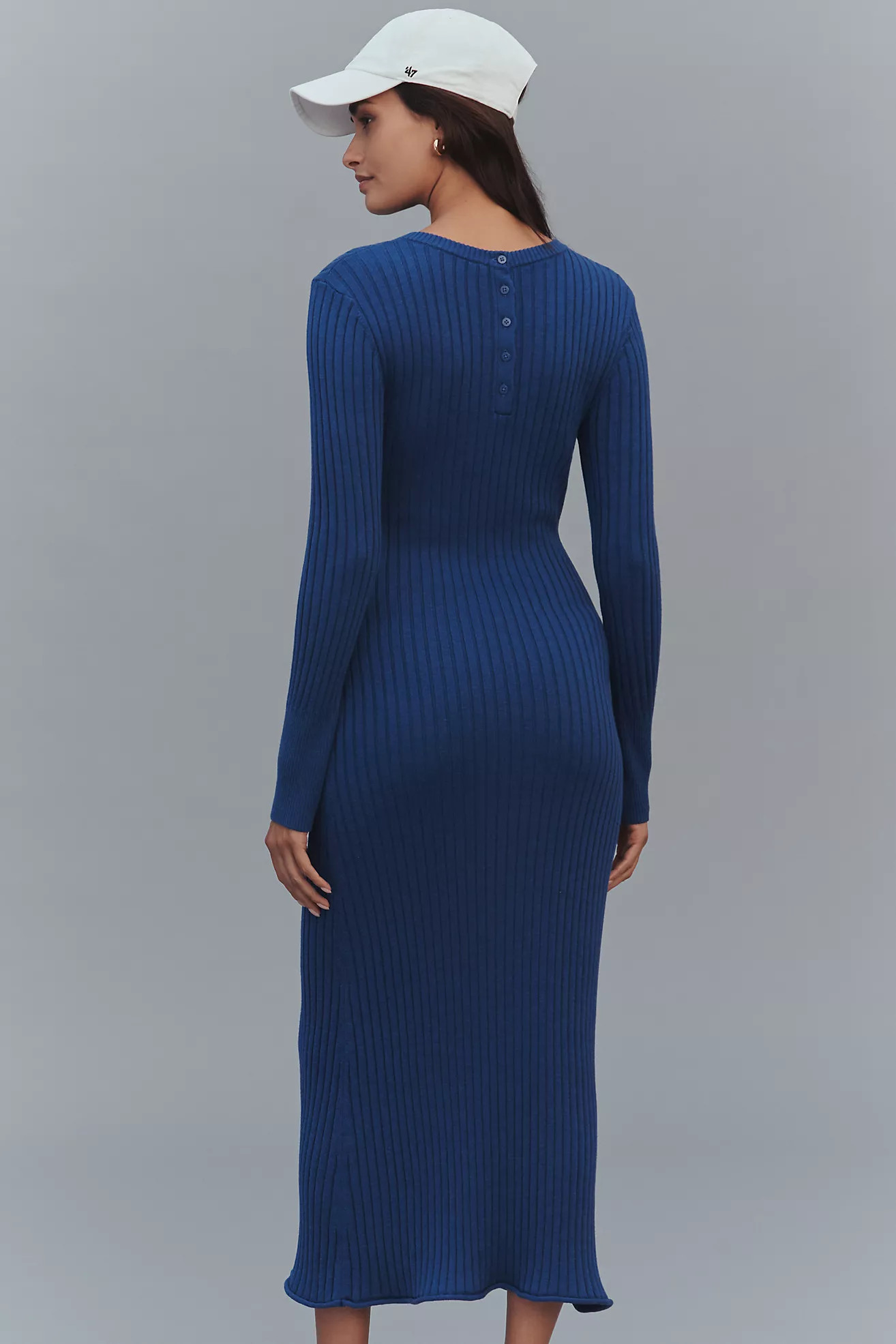 Daily Practice High Tide Long-Sleeve Midi Dress | Anthropologie (US)