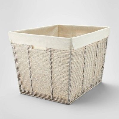 Twisted Rope Laundry Basket Gray - Brightroom™ | Target