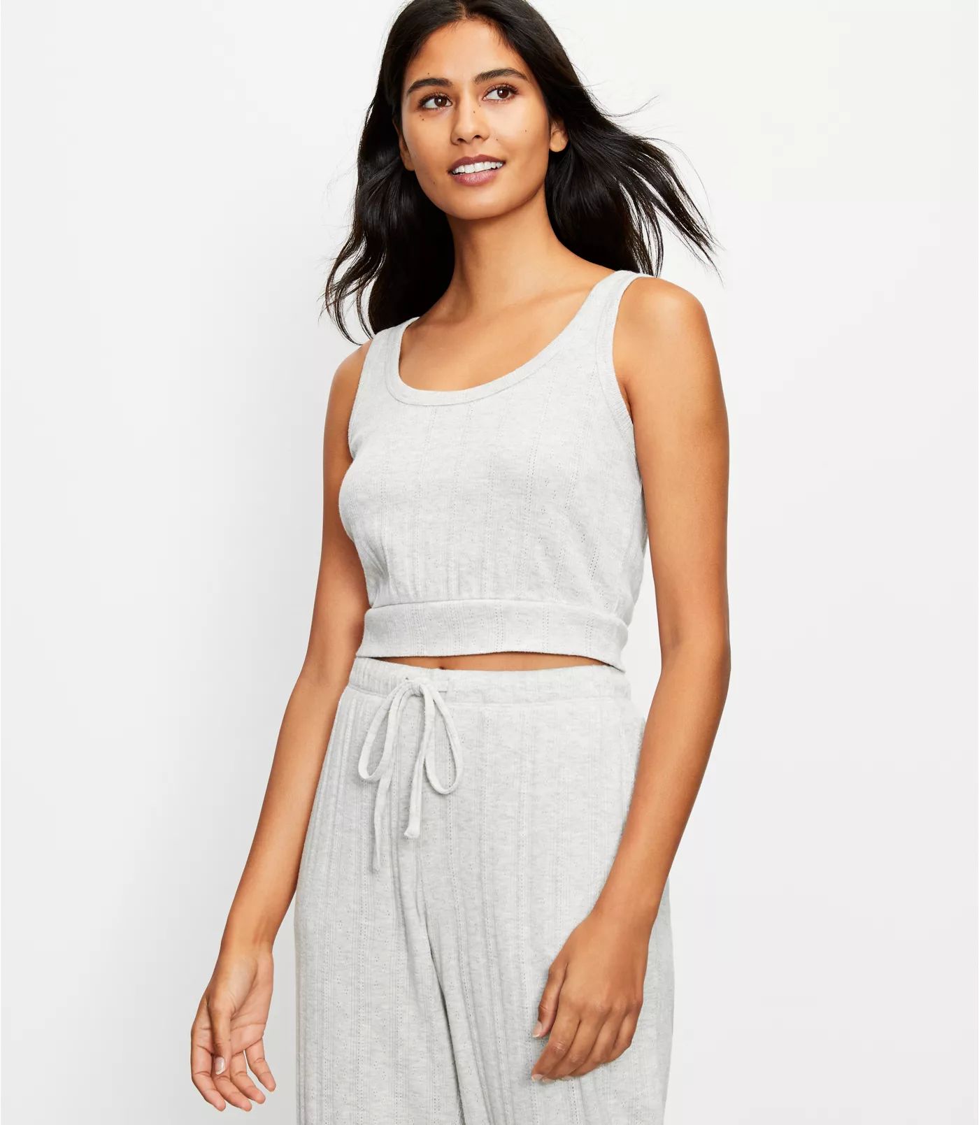 Pointelle Pajama Top | LOFT