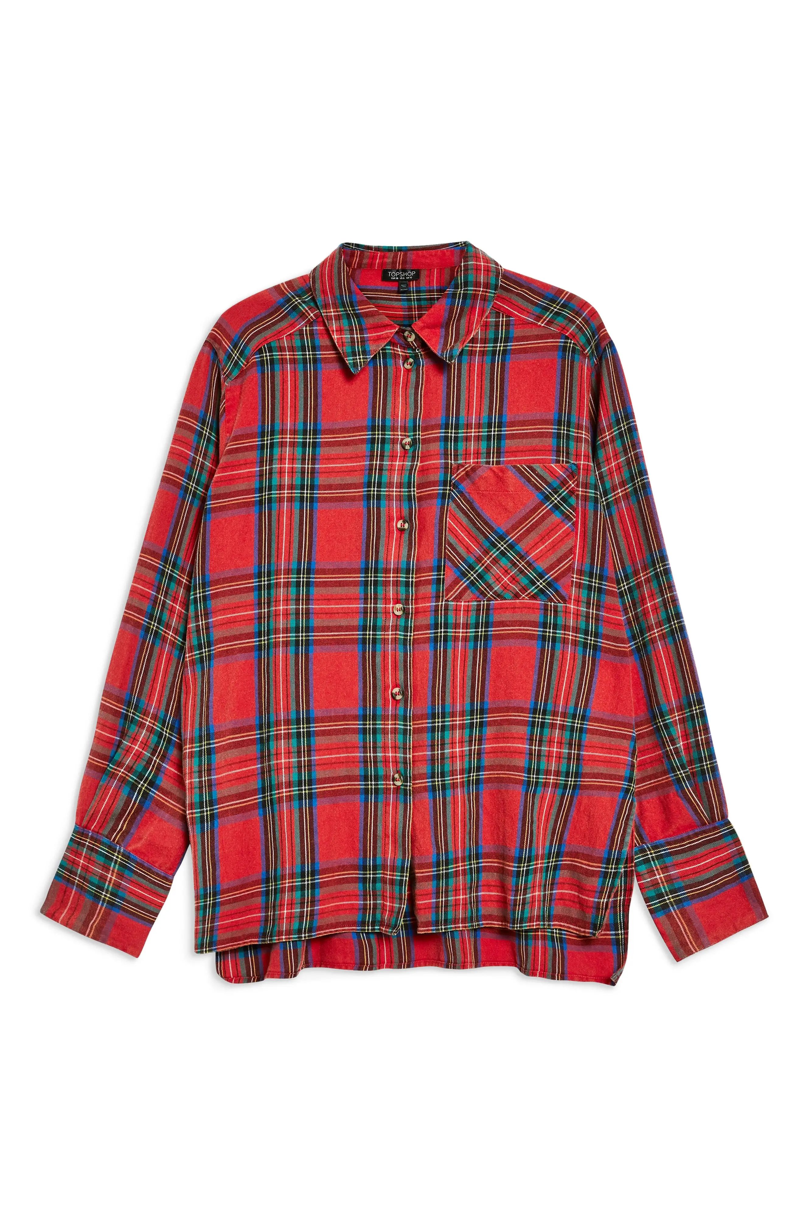 Topshop Plaid Shirt | Nordstrom