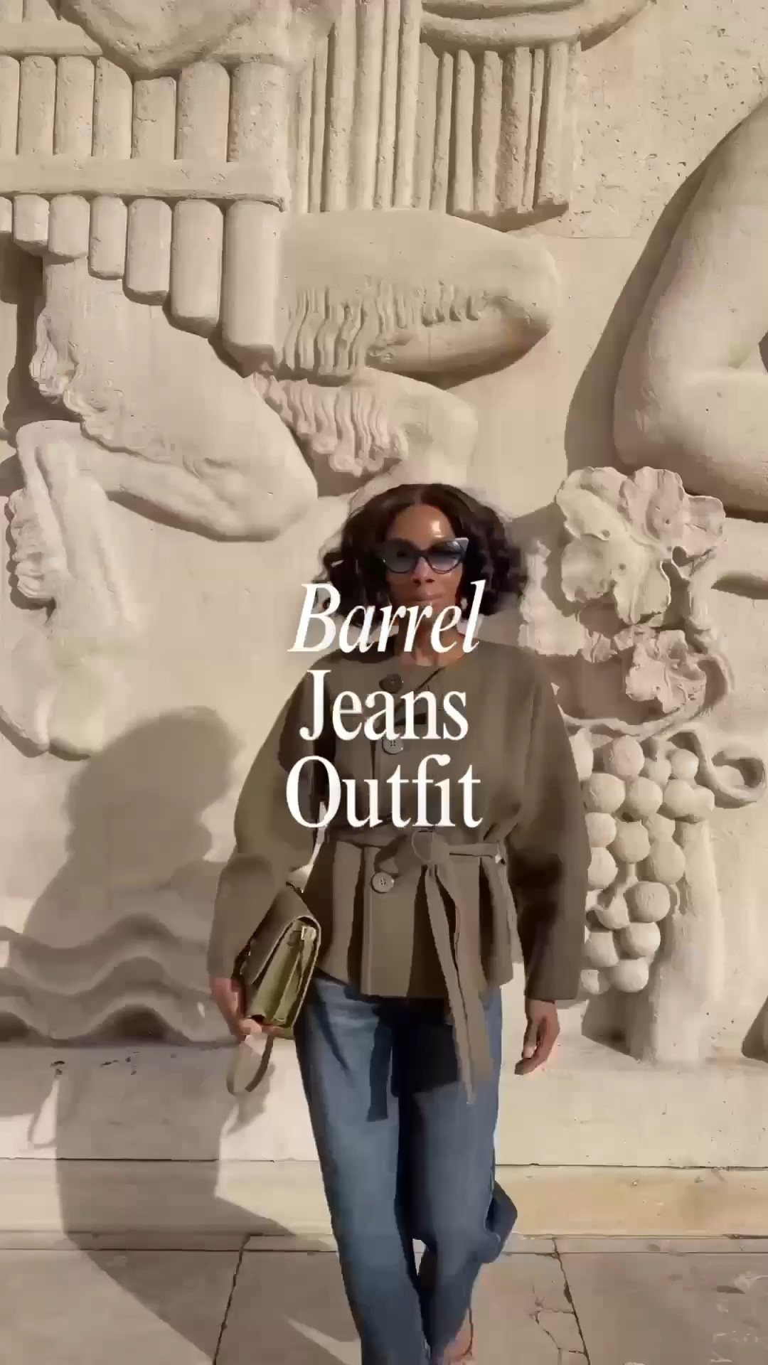 Effortlessly chic in my barrel jeans outfit.👖✨

Style tip: Barrel jeans are stylish and of the moment, but can be a little hard to style if you let yourself get overwhelmed by the shape. Although barrel jeans can be worn casually, they can also be dressed up with a pair of heels, blazer or jacket to take the jeans from day to night. 

For today’s outfit, I decided to elevate my barrel jeans with knit belted jacket. To accessorize and bring the whole look together, I paired them with my Saint Laurent Solferino bag, cat eye sunglasses, and a pair of leopard print kitten heels. 

#styleguide #barreljeans #denim #WideLegJeans #BalloonJesns

#LTKStyleTip 

#LTKNYFW #LTKgrwm #LTKootd