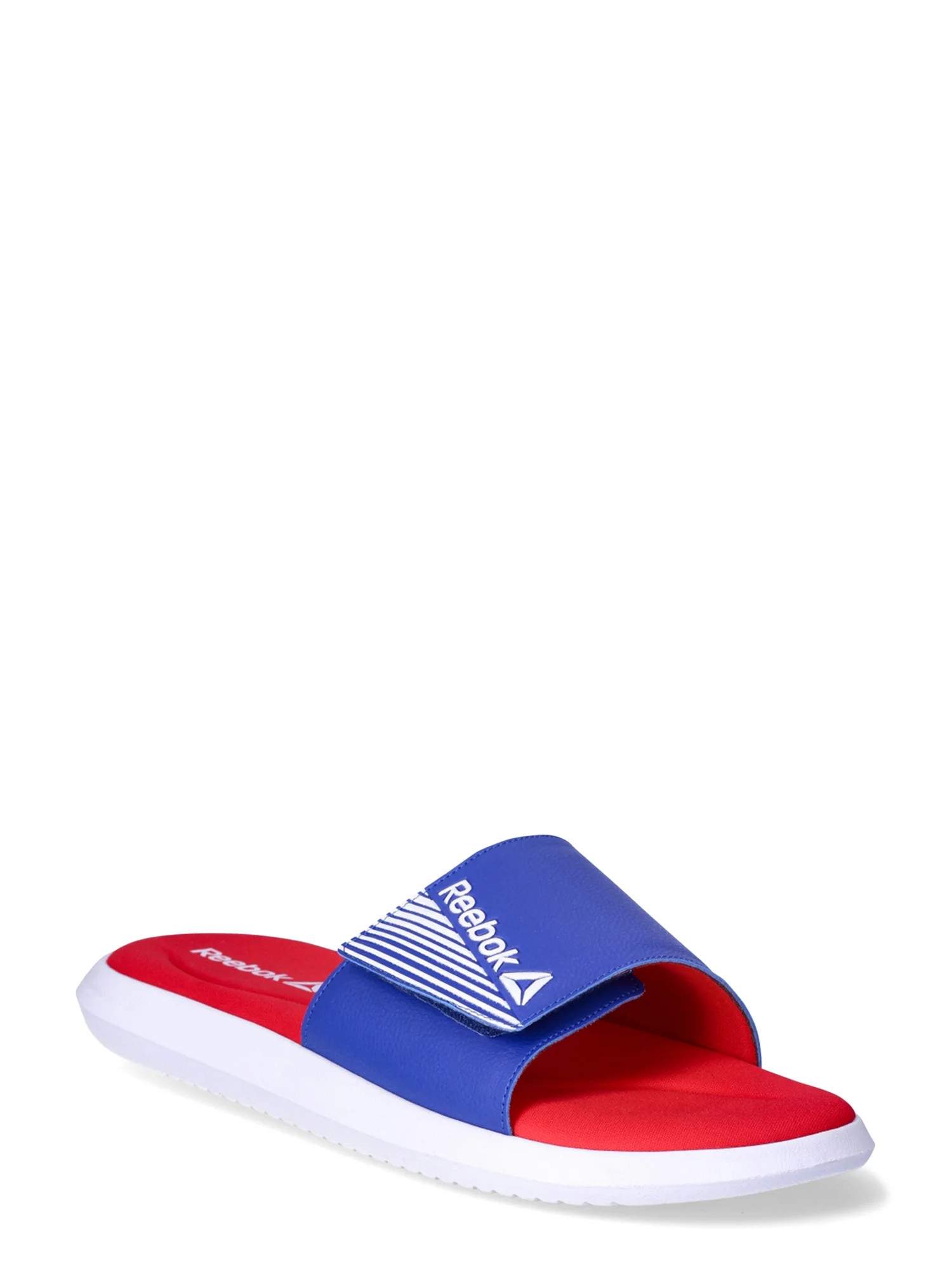 Reebok Men's Memory Foam Slide Sandals with Adjustable Strap, Sizes 7-13 - Walmart.com | Walmart (US)