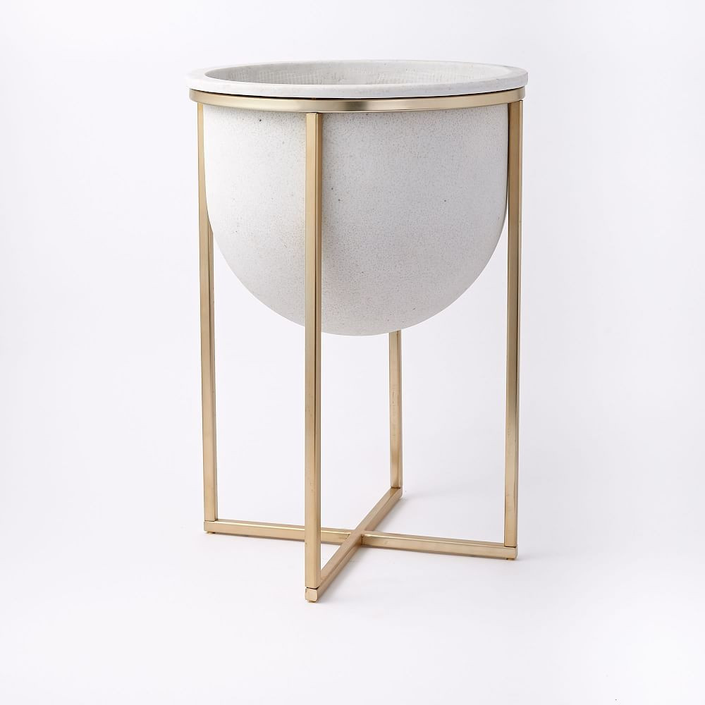 Eden Cross Base Standing Garden Planters | West Elm (US)