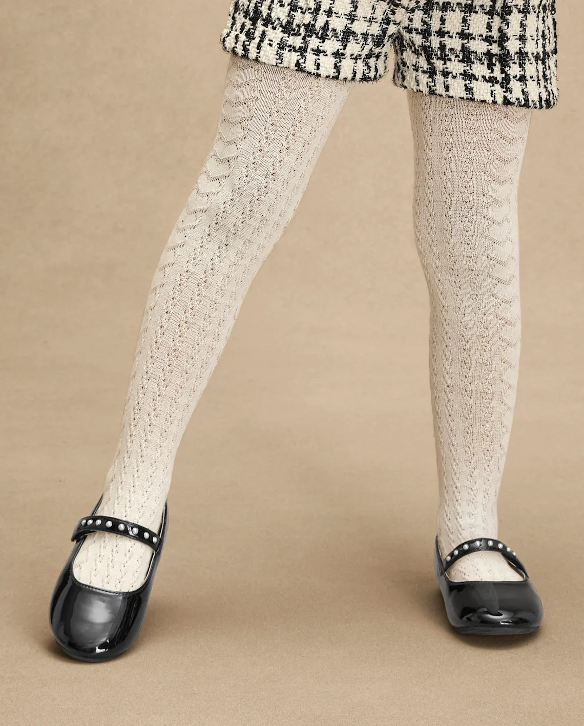 Girls Bow Cable Knit Tights 2-Pack - Petit Paris - MULTI | Gymboree | Gymboree