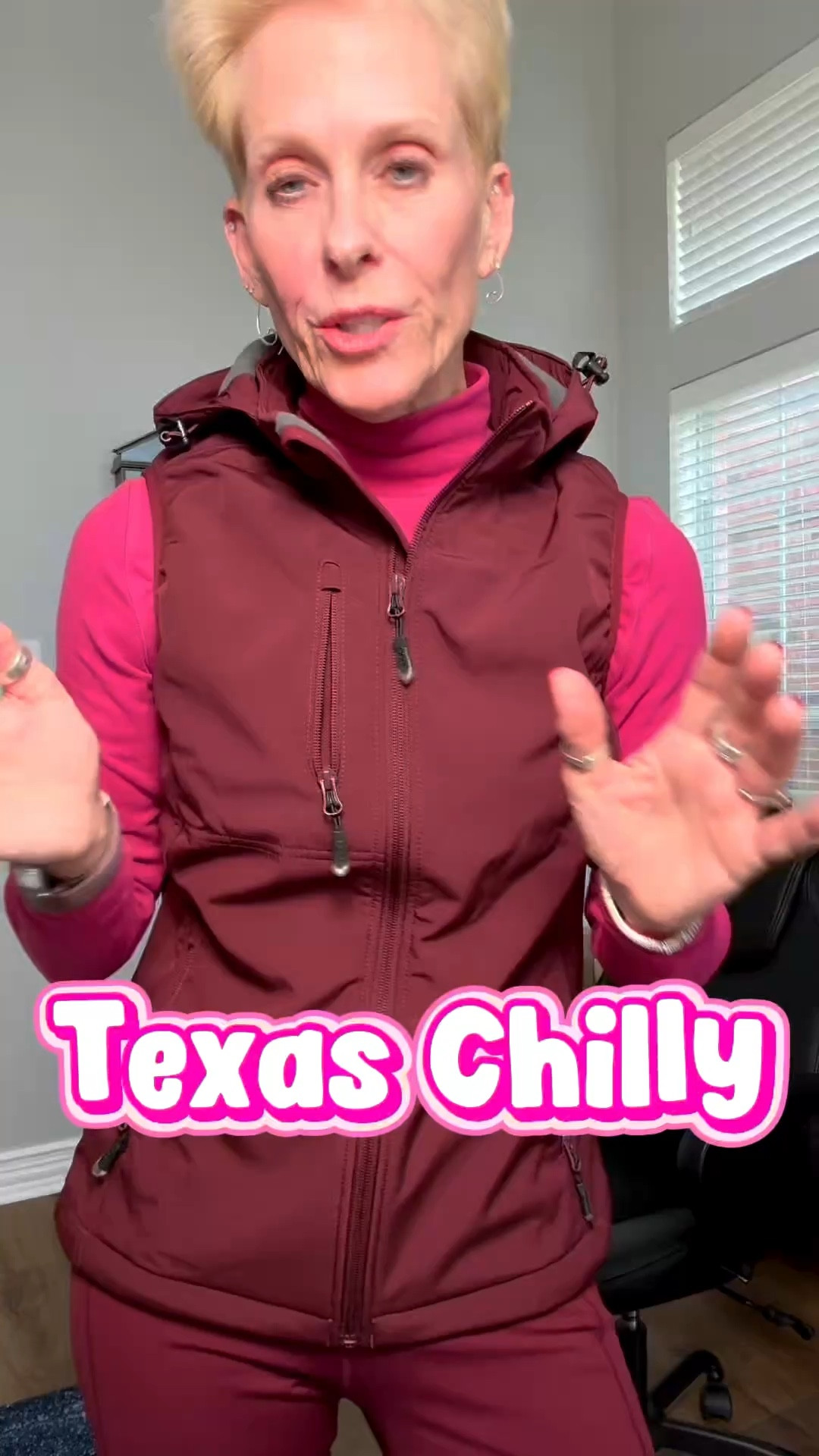 My 5AM Cold-Weather Running Essential

Texas decided to be dramatic this morning.
32-degree windchill at 5AM is mighty cold for us.

This vest kept me warm without the bulk, blocked the wind, and has the best pocket situation. 🙌

If you’re layering for cooler runs but don’t want a full coat, this is a really good option.

#RunningGear
#WinterRunning
#LayeringSeason
#WomensActivewear
#ColdWeatherRun

#LTKVideo #LTKActive #LTKfitness