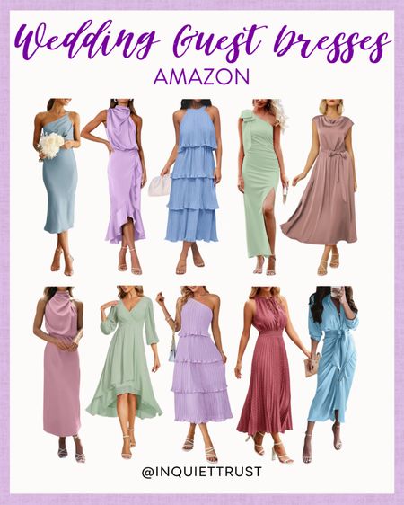 Looking for the perfect wedding guest dress this Spring and Summer? Here are some comfortable and easy-to-wear dresses from Amazon in different colors and styles! 
#affordablestyle #formalwear #modestlook #outfitinspo

#LTKSeasonal #LTKstyletip