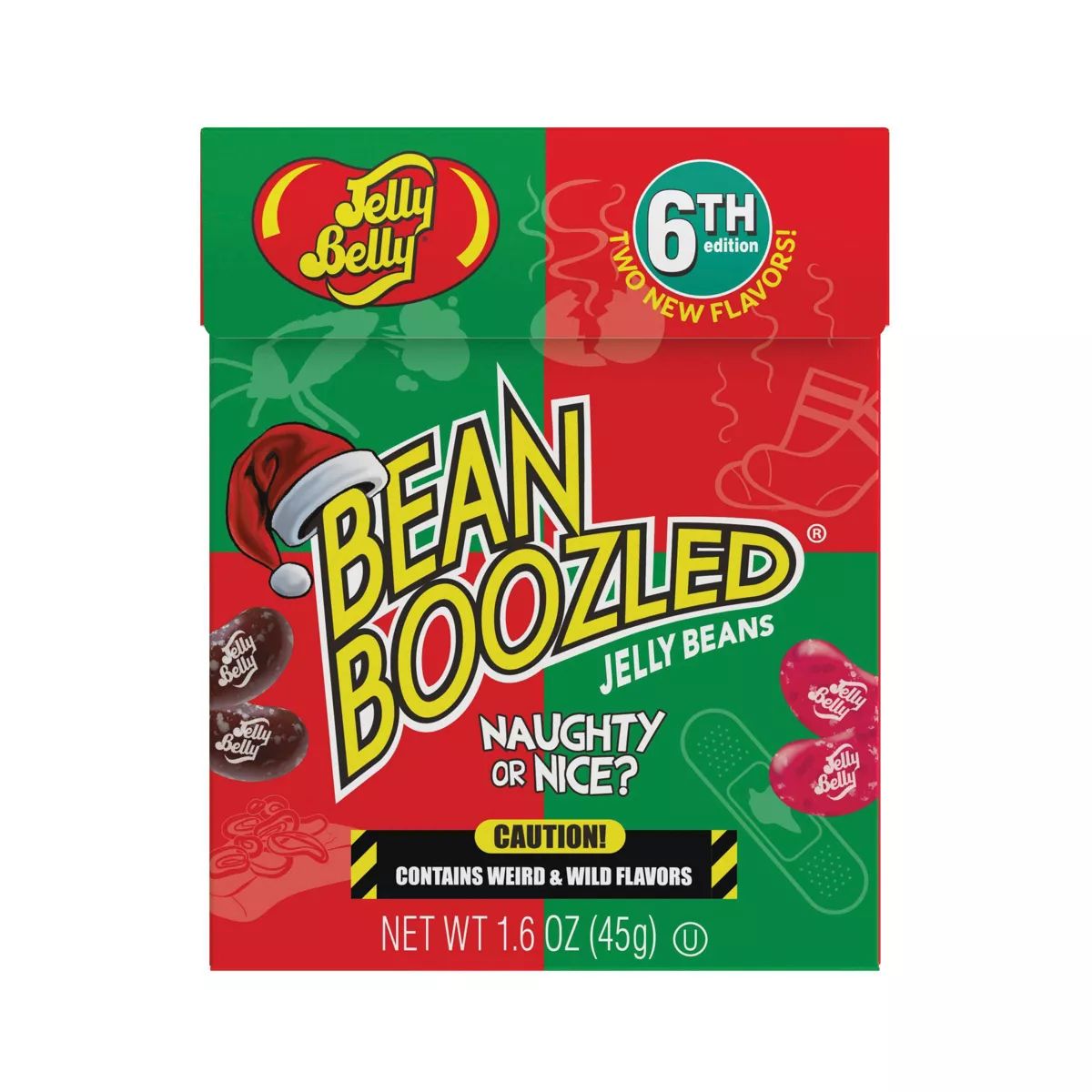 Jelly Belly Holiday Bean Boozled Naughty or Nice Flip Top Box - 1.6oz | Target