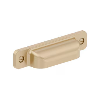 Richelieu Torino 3-3/4-in (96Mm) Center to Center Champagne Bronze Rectangular Cup Drawer Pulls | Lowe's