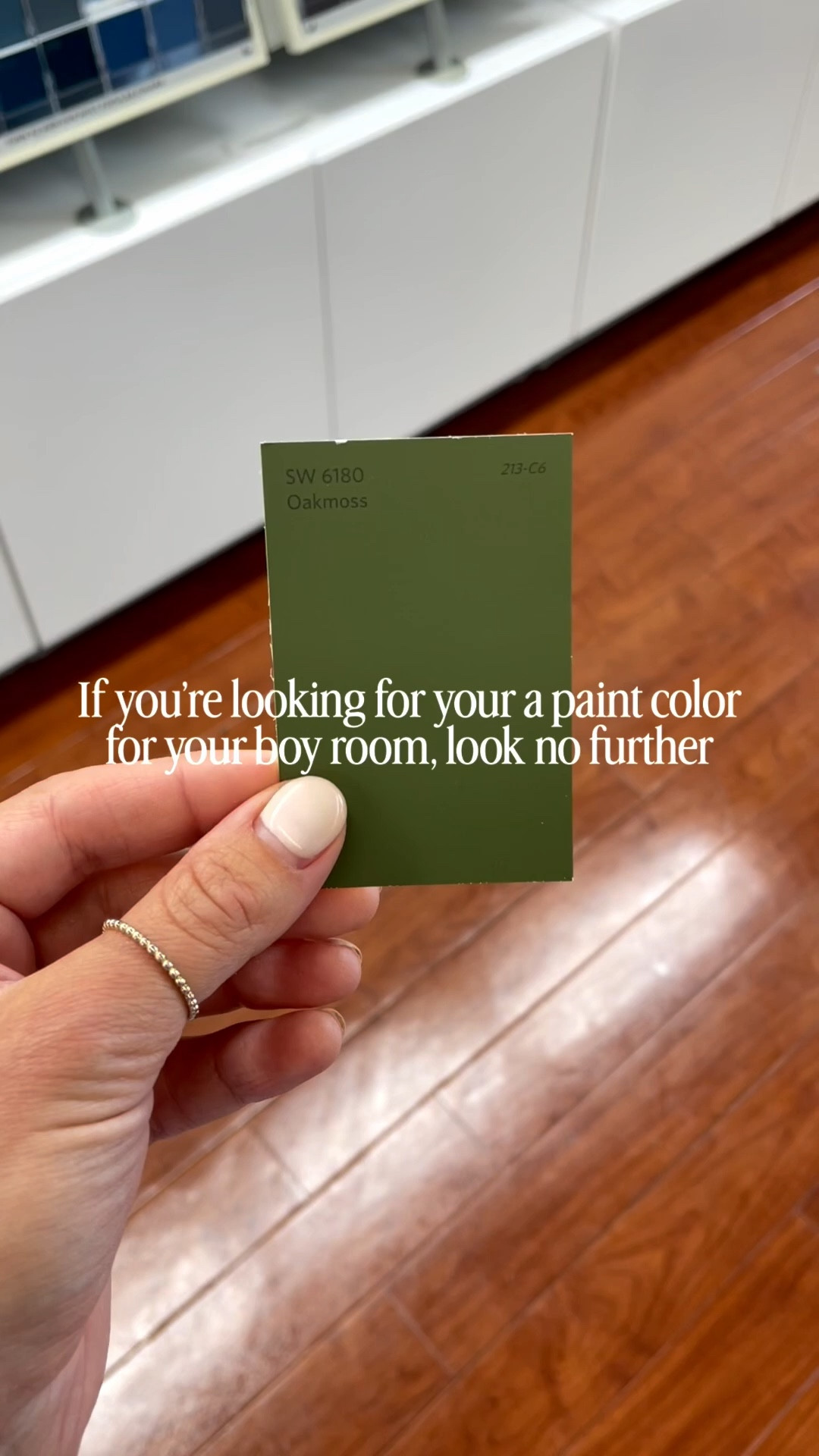 ✨IF YOU’RE LOOKING FOR A PAINT COLOR FOR YOUR BOY ROOM…✨

This color gets all the love on my socials! So many people request it and it’s one of the most saved on Pinterest. To this day I still haven’t seen it in another room or shared by other creators, but I am in love with it! My son chose this one out of three and I have to say, he chose well! 🫶🏻

Board and batten color: Oakmoss by @hgtvhomebysherwinwilliams 
All other walls: Agreeable Grey by Sherwin Williams
.
.
.
.
.
#swcolorlove #boyroom #boyroominspo #greenpaint #boybedroom 

#LTKKids #LTKHome