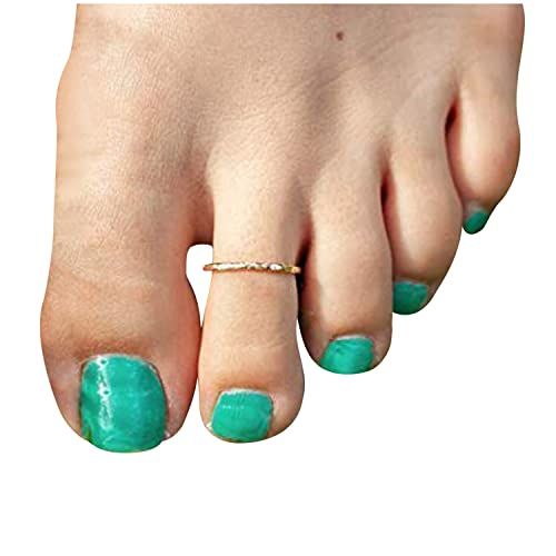 Amazon.com: 14k Gold Filled Hawaiian Adjustable Open Toe Ring One Size Fits Most Toes : Handmade ... | Amazon (US)