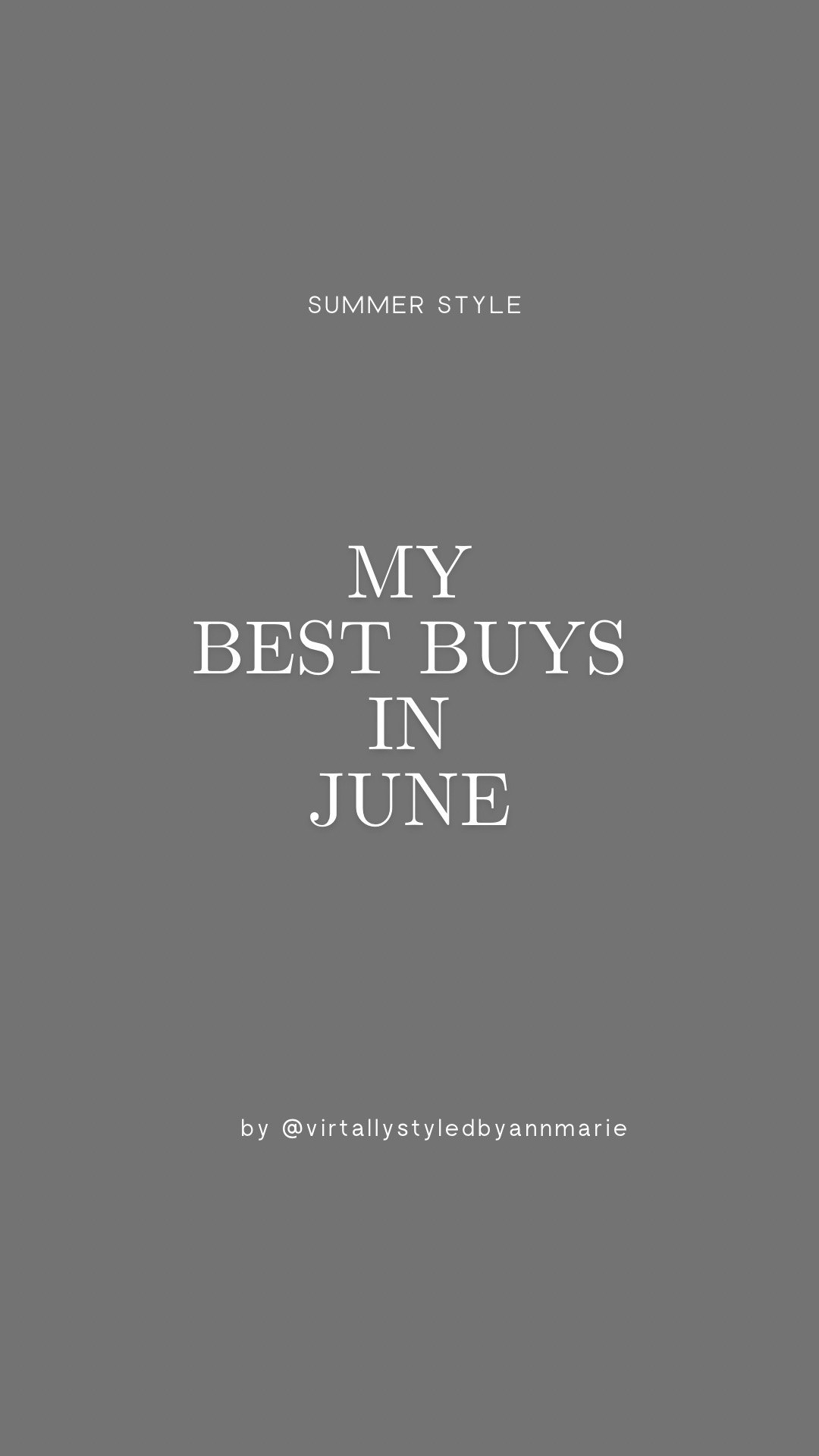 See the pieces I added in my wardrobe in June