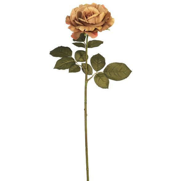 Artificial Autumn French Rose (Pk/3) (26") Light Brown - Vickerman | Target