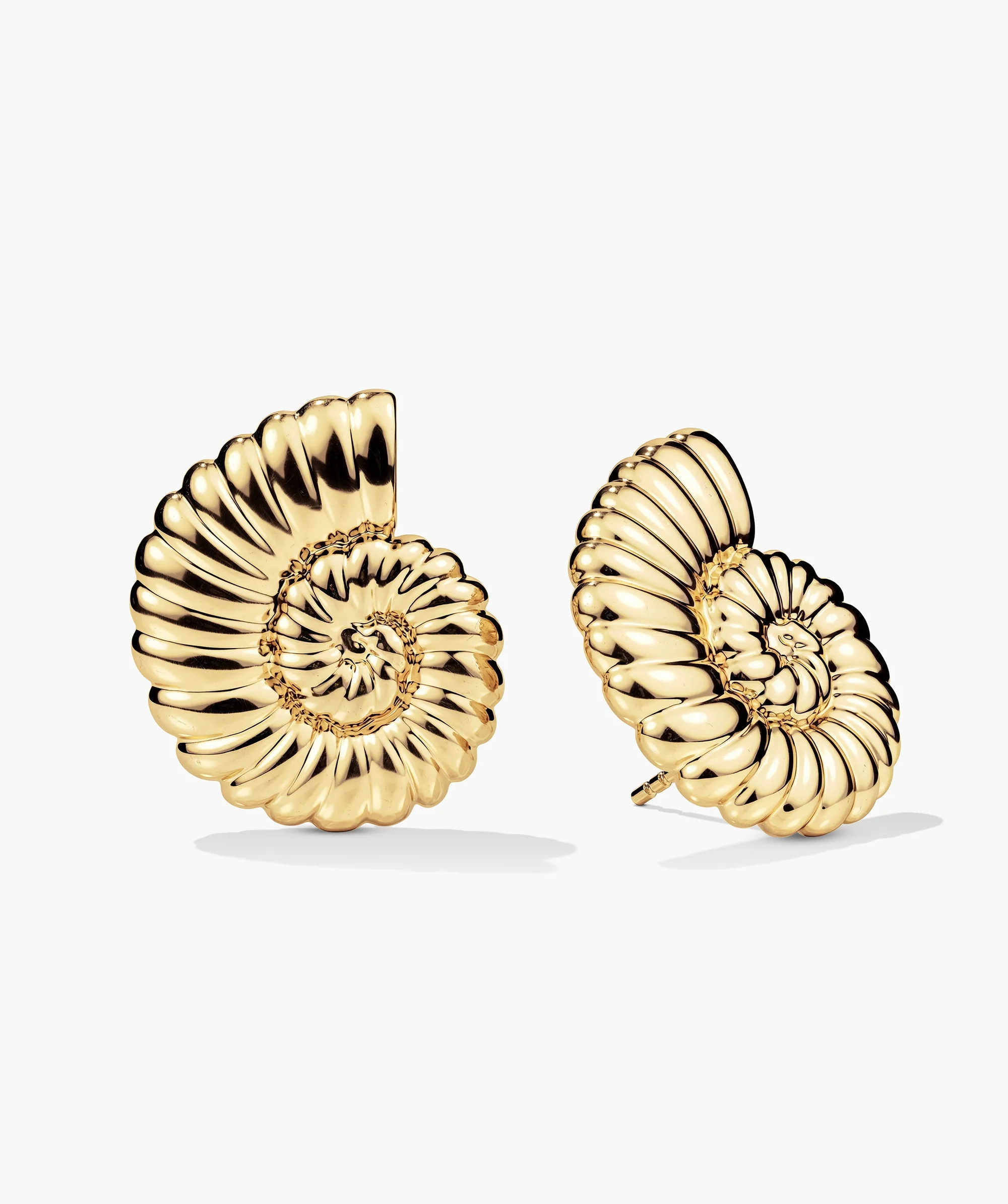 Ammonite Oversized Studs | Mejuri | Mejuri Fine Crew