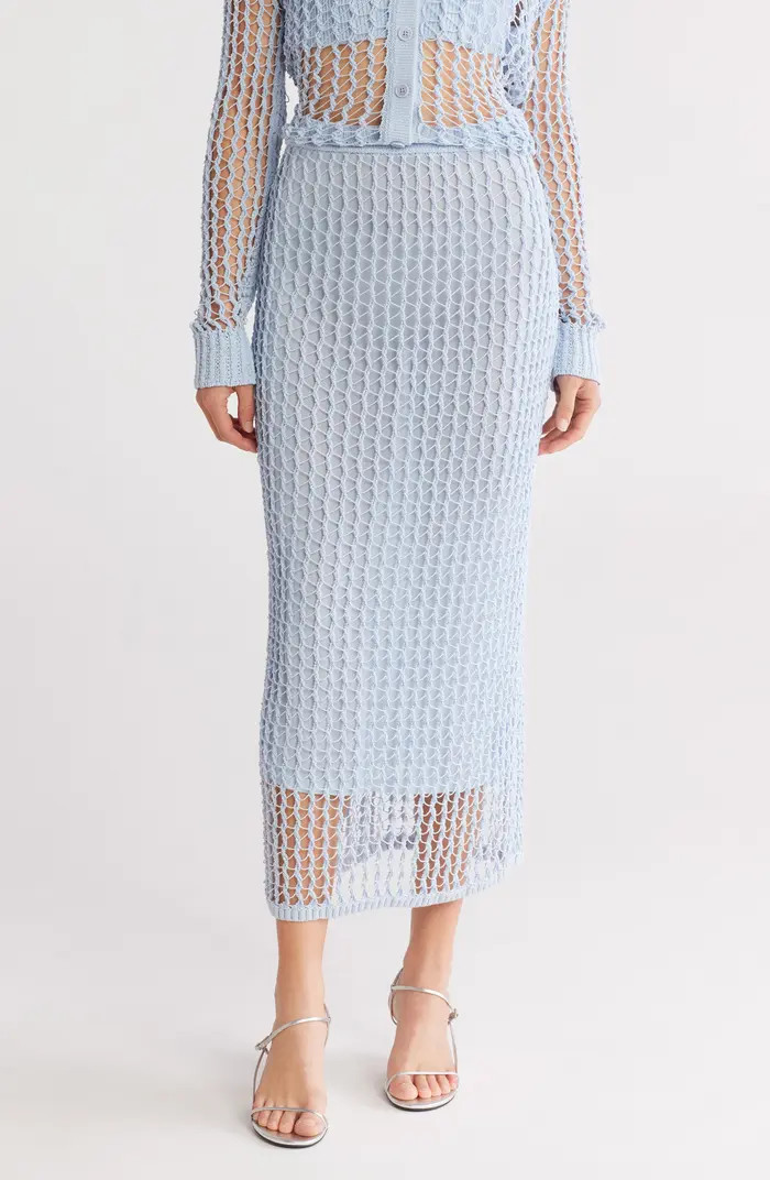 Simkhai Odie Open Knit Maxi Skirt | Nordstromrack | Nordstrom Rack