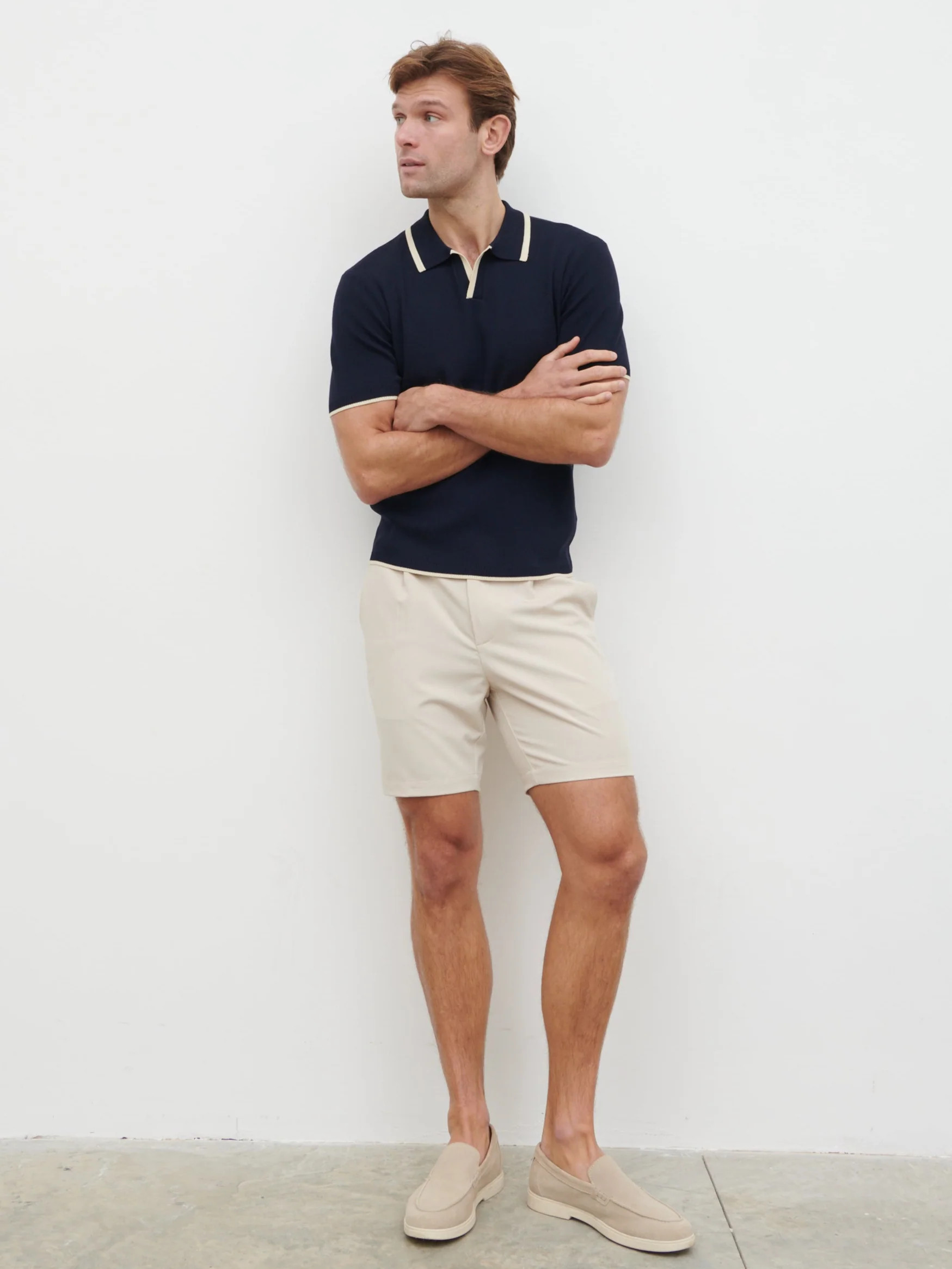 Freddie Smart Shorts - Stone | NOBL