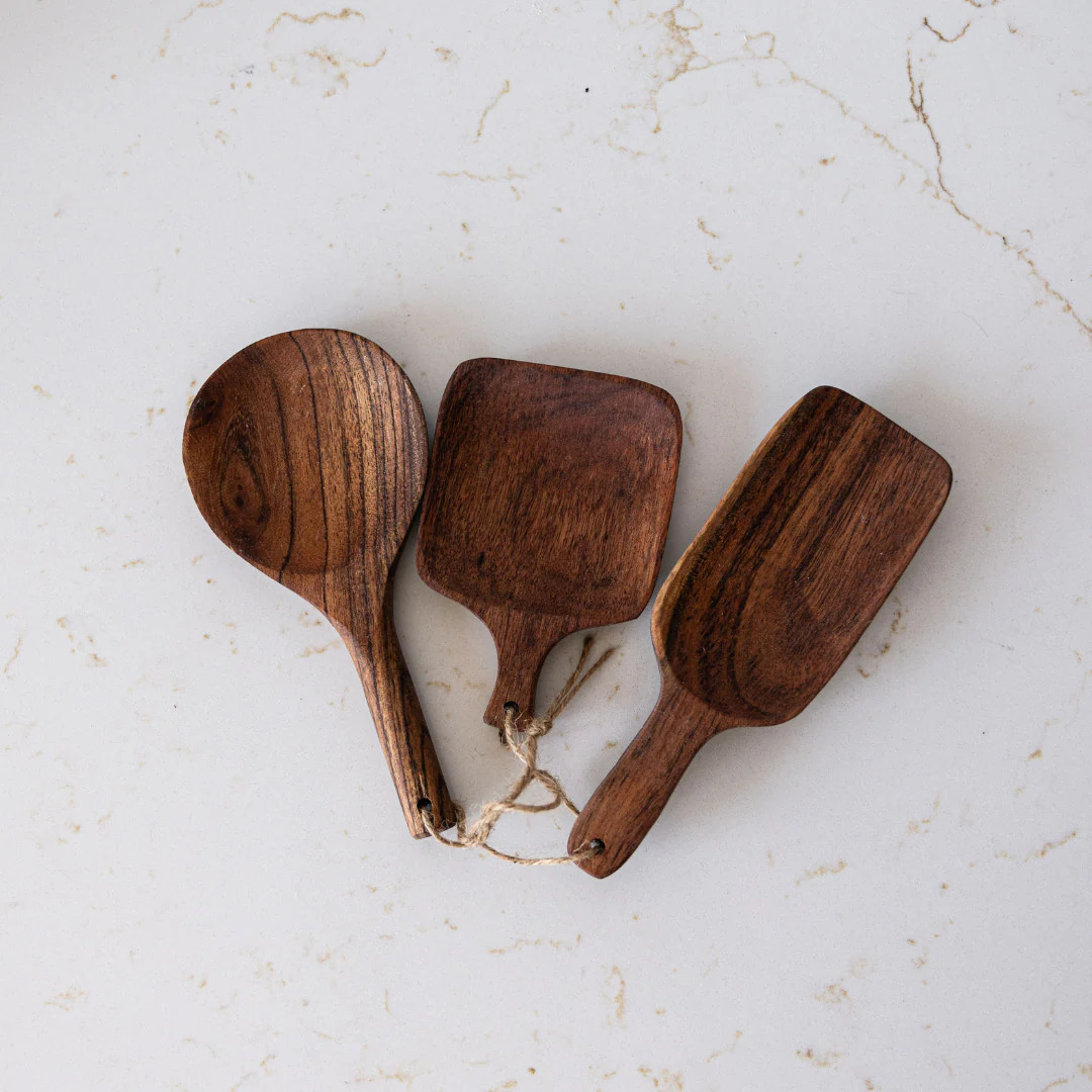 Wood Serving Trio Set | By Luxe B Co. | luxe bCO