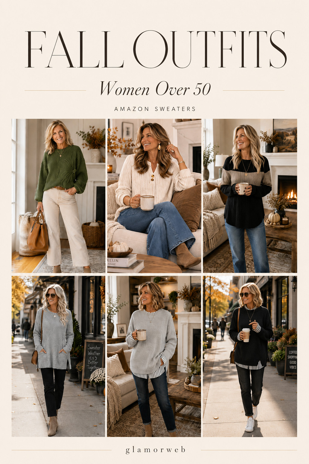 Found the cutest fall outfits for women over 50 on Amazon and these sweaters are such easy wardrobe wins! 🍂 Think soft knits, flattering tunic lengths, classic neutrals, cozy layers, and pieces that look effortlessly put together with jeans, ankle boots, or sneakers. Perfect for coffee runs, casual weekends, travel days, brunch, or just cozy fall days at home. These Amazon sweaters make getting dressed for fall so easy without sacrificing comfort or style.

#FallOutfitsWomenOver50 #AmazonSweaters #AmazonFashion #AmazonFallFashion #WomenOver50Style #FallFashionOver50 #Over50Fashion #FallOutfitIdeas #CasualFallOutfits #AmazonFinds #AmazonFashionFinds #CozyFallStyle #FallSweaters #FallWardrobe #MatureWomenStyle #Over50Style #SweaterWeather #EverydayFallStyle 

 #LTKSeasonal #LTKU #LTKSaleAlert
