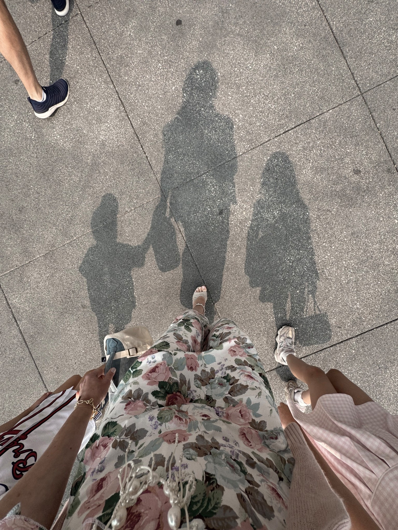 Over dressed, always. Love this floral number for summer! 