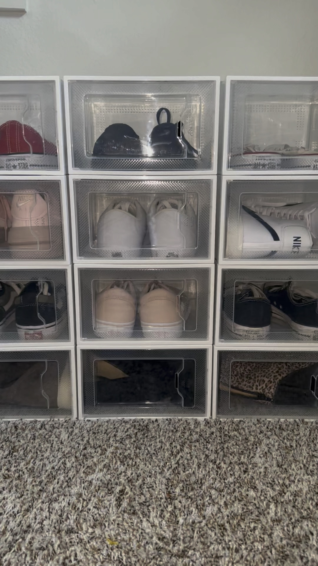 The perfect organizer for your shoes. Love how it’s aesthetically please and clear so you can see all your shoes. 

Shoe organizer. Shoe box. 

#LTKfindsunder50 #LTKhome #LTKVideo
