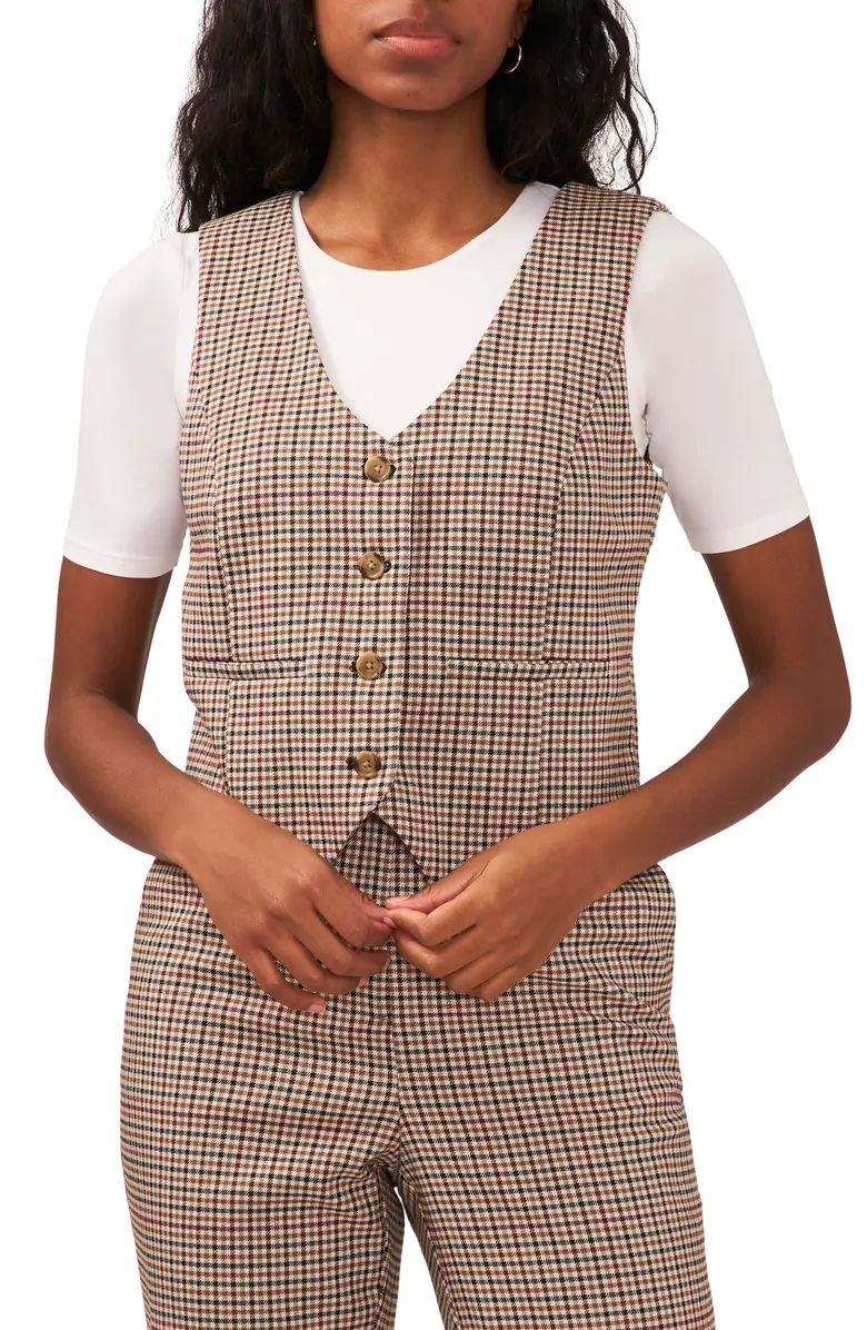 Houndstooth Check Vest | Nordstrom