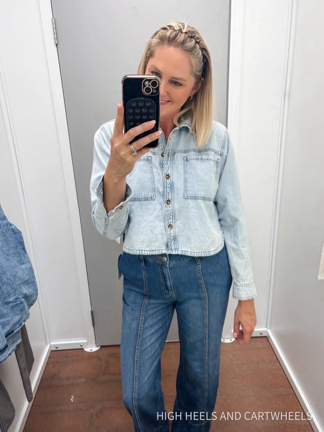New cropped denim top 

#LTKStyleTip #LTKFindsUnder50