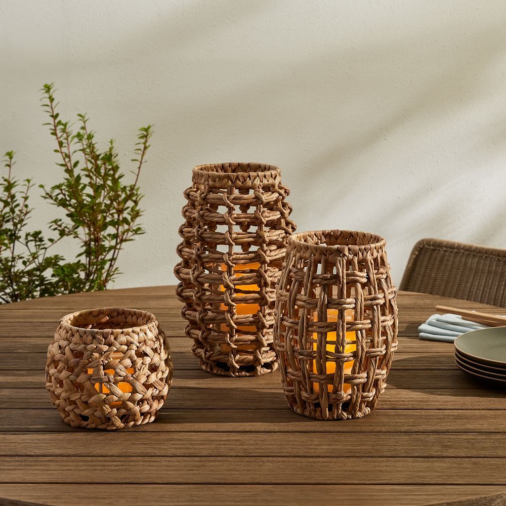 Water Hyacinth Coastal Lanterns | West Elm (US)